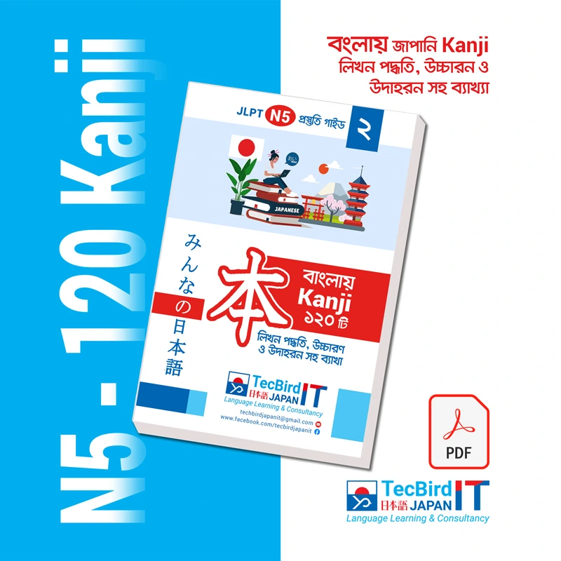 বাংলায় জাপানিজ কাঞ্জি ১২০টি